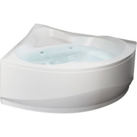 VASCA ANGOLARE SIMMETRICA SEMICIRCOLARE UNA cm 135 x 135 Vasca con telaio