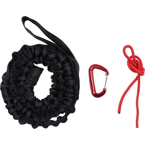 Barre de traction pour vélo, conception simple, légère, élastique et flexible, ergonomique et pratique, pour vélos d'enfants, noire (1/5)