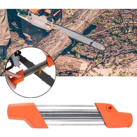 Affûteuse de tronçonneuse 2 en 1 3/8inp 4.0mm Tronçonneuse Tronçonneuse Outil d'affûtage adapté pour STIHL 56057504303 (1/4)