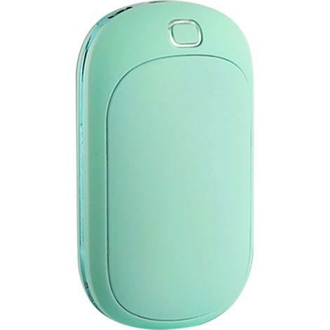 Chauffe-mains rechargeable USB, mini chauffe-mains portable vert, chargeur et batterie externe pour hommes (1/5)