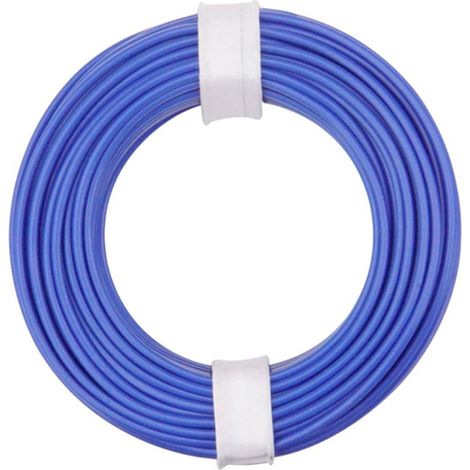 Donau Elektronik 125-012 Cavo per cablaggi 1 x 0.25 mm² Blu 10 m