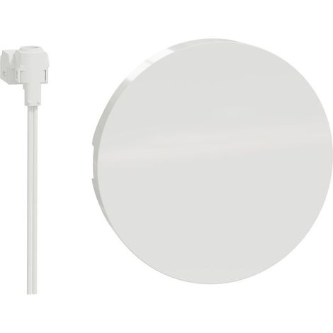 Odace, enjoliveur Blanc, livré avec 1 LED bleu 0,15 mA connexion par câble (S520297) (1/4)