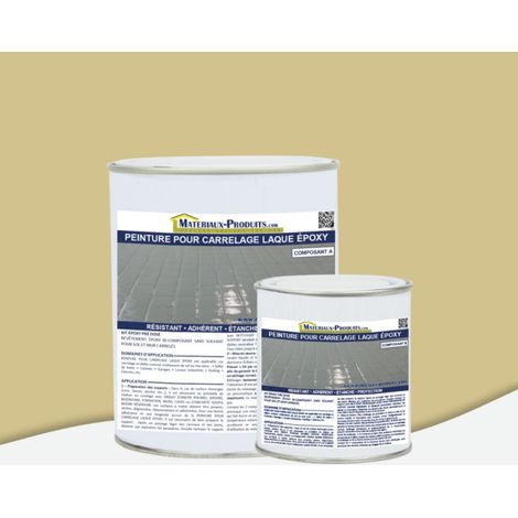 Peinture pour carrelage laque époxy - 2.5 Kg Jaune sable - MATPRO