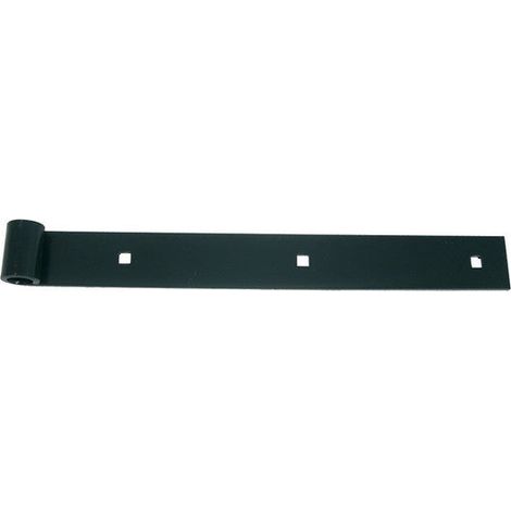 Afbat – Penture acier prépeint 500 mm – Hauteur 35 mm – Bout carré – Fixation robuste pour volets battants – Conception pratique