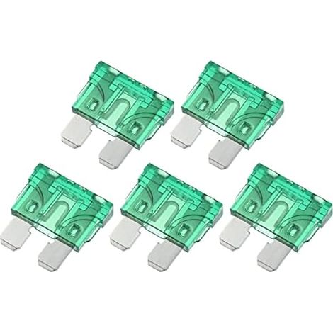A 5pcs Lame Style Fusible 30A Lame Style Fusible pour Voiture Bateau Vert (1/4)