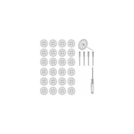 20 Pcs Mini Disques Diamant à Tronçonner pour pour Outil Rotatif Dremel, 20mm Disques à Tronçonner Diamantés avec Tige 3mm pour Coupe Pierre, Verre, Céramique (1/5)