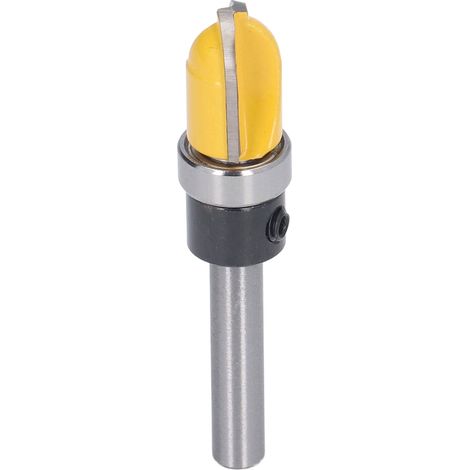 45-mm-Bündigfräser aus hochhartem Stahl mit PTFE-Beschichtung, bündiger Schnitt für Schubladen und Gartenbeete, 6 x 1/2 Zoll (1/5)