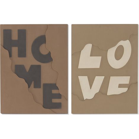 Cuadro Mdf 60X5,5X80 Relieve Home Love 2 Surt. (1/4)
