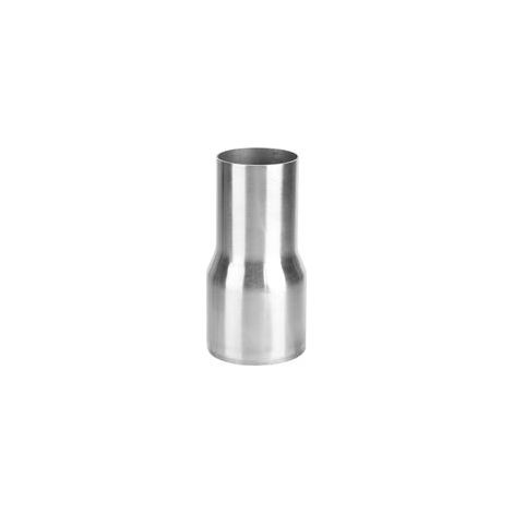 Reductor universal de tubo de escape de acero inoxidable: adaptador de conexión de tubo de 51 mm / 63 mm, duradero y ajustable.