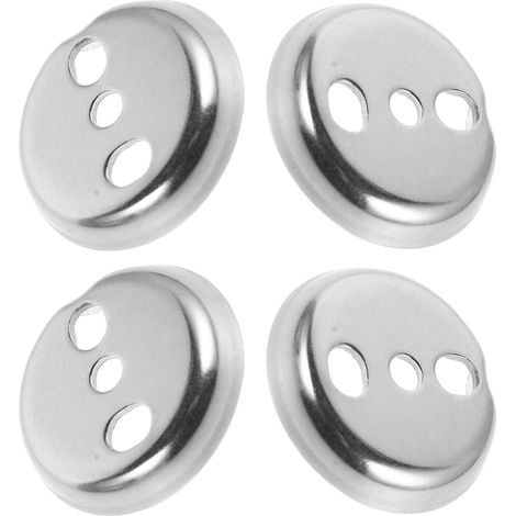 4 Bathroom Towel Rail Mounting Brackets Stainless Steel 30mm (1/5)