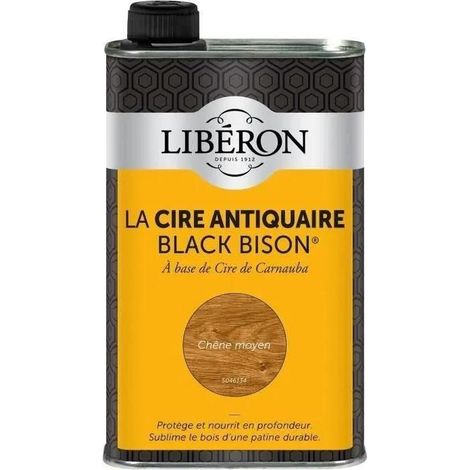 Cera Black Bison 0.5l Roble Medio - Liberon (1/2)