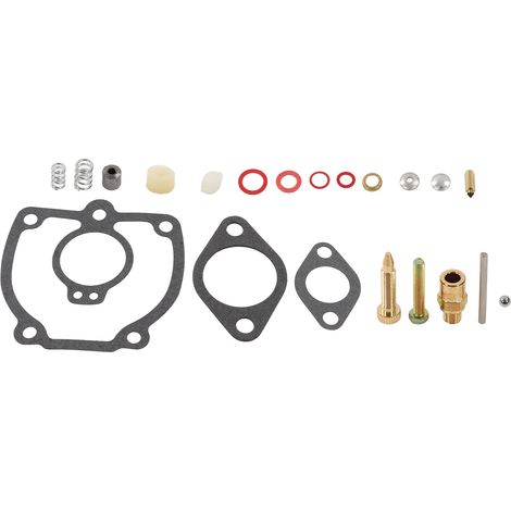 Kit de réparation de carburateur 21 pièces 0236821, compatible avec les carburateurs IH Farmall M, MV, MTA, O6, W9, WR9, Super H et Super M. (1/5)