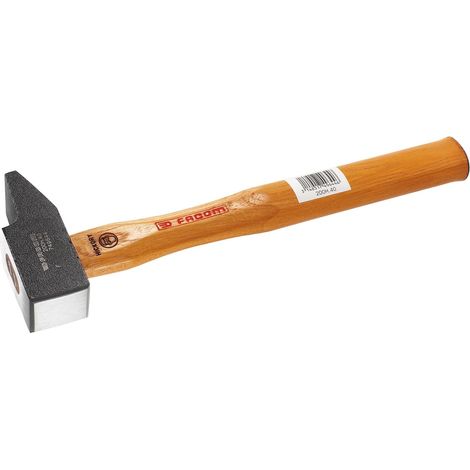 1 - Marteau Rivoir - Mécanicien Bois - Tête 30 Mm - Pour Rivetage Métal - Acier Forgé - Noir (1/3)