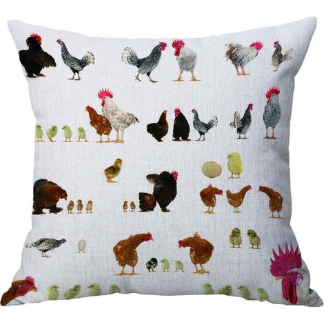 Housse de coussin taie d'oreiller en lin velours pour canapé-lit Home Decor no 15 60x60cm (1/5)