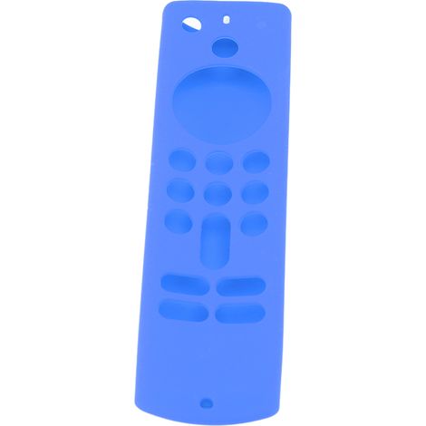 Coque de protection en silicone antidérapante pour Fire TV Stick 3ème génération avec cordon, télécommande bleue (1/5)