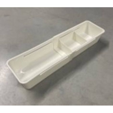 Organizer estraibile per cassetti stora 10x38,5 cm beige - 5five (1/3)