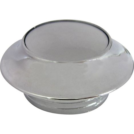 Rosace + Bouton Argent épaisseur De Porte 13 Mm