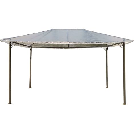 Pavillon Schutzhaube 3x4 m Nizza Wasserdicht Transparent