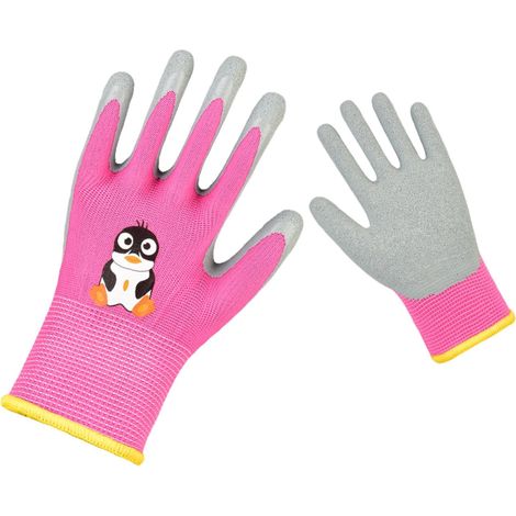Gants De Jardinage Enfant - Caoutchouc Naturel - Antidérapants - Résistants Aux Piqures Et Aux Épines - Tailles 2XS À M - 1 Paire (1/5)