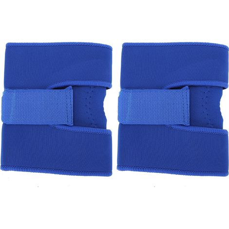 2 pièces Genouillères Élastiques Sport Respirantes pour Cyclisme, Course, Fitness - Support de Rotule avec Mousse (1/5)
