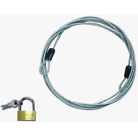 Câble antivol pour housse de voiture/moto, mini-cadenas (1/5)