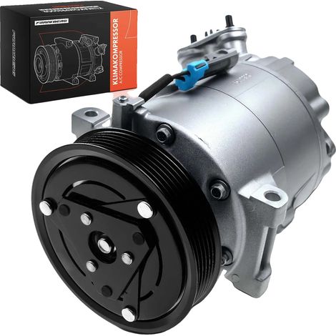 Compresseur de climatisation, Réfrigérant R134a, Diamètre de poulie 120 mm, 6 nervures, Convient pour conduite à gauche, Remplissage d'huile 100 ml (1/5)