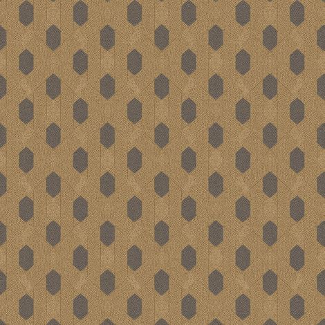 Exklusive Luxus Tapete Profhome 369736 Vliestapete leicht strukturiert Design matt braun gold schwarz 5,33 m2