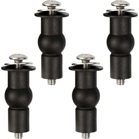 Fixation universelle Ulisem, Charnières pour abattant WC, Capuchons en caoutchouc, Couvercle WC, Abattant WC, Vis de fixation, Charnières pour abattant WC, Écrous, Boulons, Couvercle, Pièces de répara (1/4)