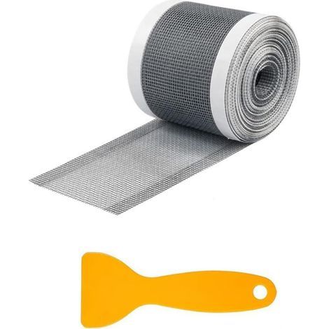 Filtro de cabello autoadhesivo de malla para desagüe de ducha 7 cm x 5 m (1/5)