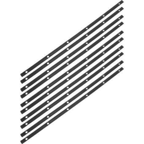 Lot de 10 glissières tiroir en plastique pour meubles cuisine, avec et (1/5)