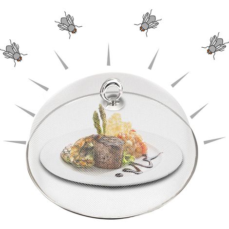 Cloche anti-mouches pour aliments (acier inoxydable) Housses de protection pour denrées alimentaires Housses de protection et anti-mouches Housse de protection pour fruits pour les aliments, fromage (1/5)