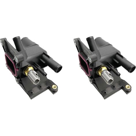 Compatible avec les modèles de moteurs 2.0L-L4 3/5/6 de 2006 à 2013, doté d'une sortie de liquide de refroidissement moteur à double thermostat avec capteurs (LF941517Z). (1/5)