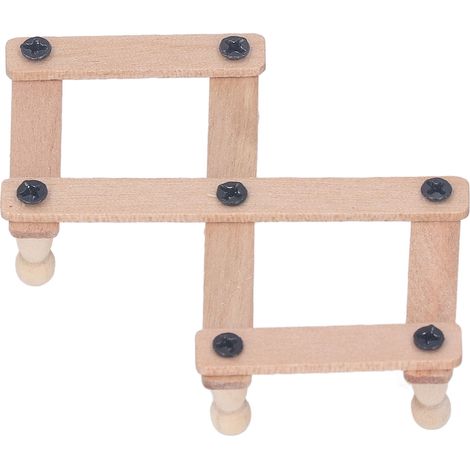 Étagère murale miniature pour maison de poupée, échelle 1/12, étagère murale pliable et rétractable pour accessoires de mobilier de maison de poupée (1/5)