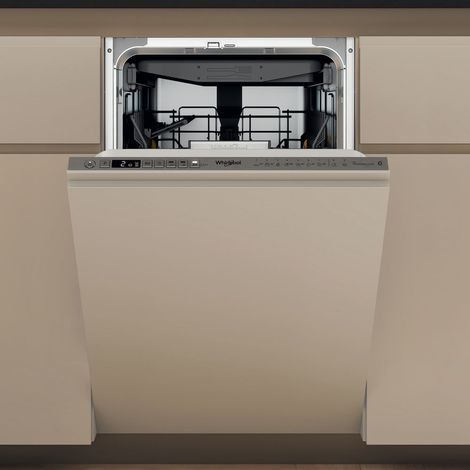 Whirlpool Lavastoviglie 45 cm, classe B, 10 coperti, terzo cesto fisso. Posizionamento dell'apparecchio: A scomparsa totale, Dimensione: Compatta (45 cm), Colore pannello di control... - WH6IB10BS7LA0 (1/5)