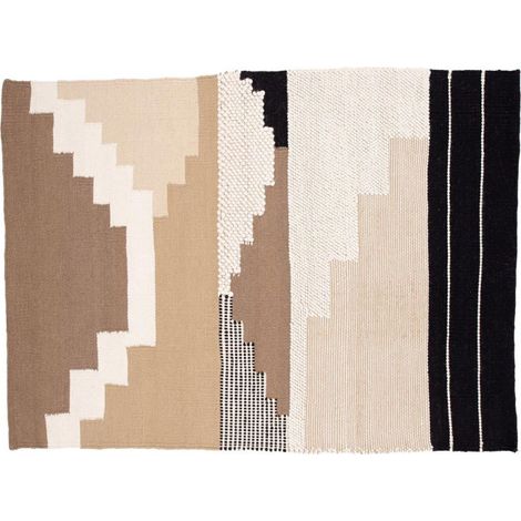 Tapis Déco en Laine "Aston" 202x300cm Multicolore (1/5)