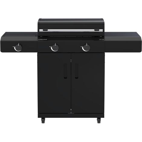 Outdoorchef Barbecue a Gas Heat C-265 30 mbar su Carrello con Ruote – BBQ Compatto e Potente per Esterni