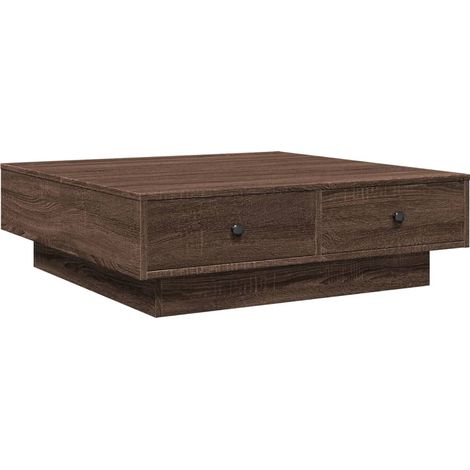 Maison Exclusive - Tavolino da Salotto Rovere Marrone 90x90x28cm Legno Multistrato
