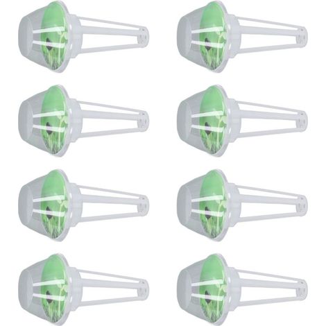 Kit hydroponique en capsules, paniers de culture hors-sol, dômes, étiquettes pour capsules, fournitures hydroponiques pour système de culture hydroponique d'intérieur, lot de 2 (1/5)