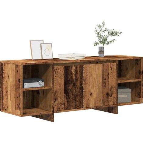 TV-Schrank Altholz-Optik 130x35x50 cm Holzwerkstoff