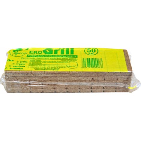 Legna da ardere ecologica per barbecue, caminetto e falò, 50 cubetti (1/5)