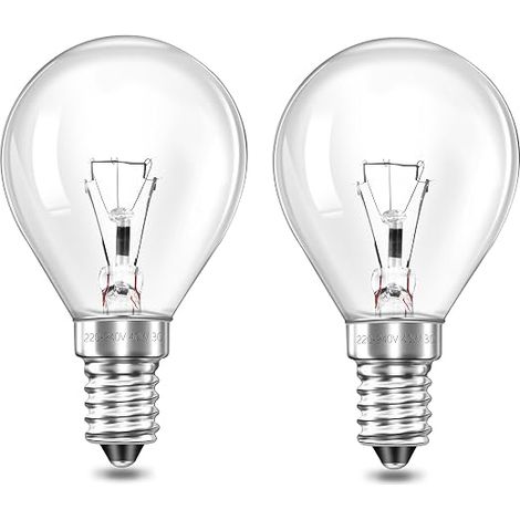 E14 G45 Globe Bulb for Oven Resistance Warm White 2700K 400LM Microwave Lamps Lava Lamp (1/5)
