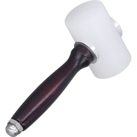 Marteau en nylon pour gravure cuir manche bois de santal outil bourrelier bricolage maroquinerie 190mm 50mm (1/5)
