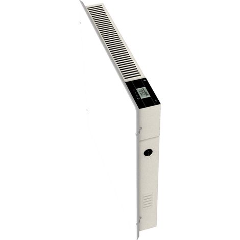 Radiateur à inertie Wifi Blanc Quartz 800W Carré - Valderoma BZ0800W (1/4)