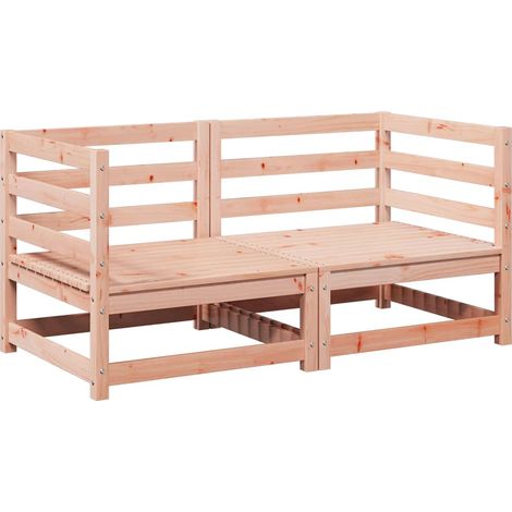 Set Divani da Giardino 2 pz  Salotto da Giardino in Legno Massello Abete Douglas (1/5)