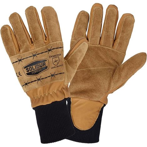 Paire de gants de protection adaptée pour le débardage Solidur GA01 taille 10