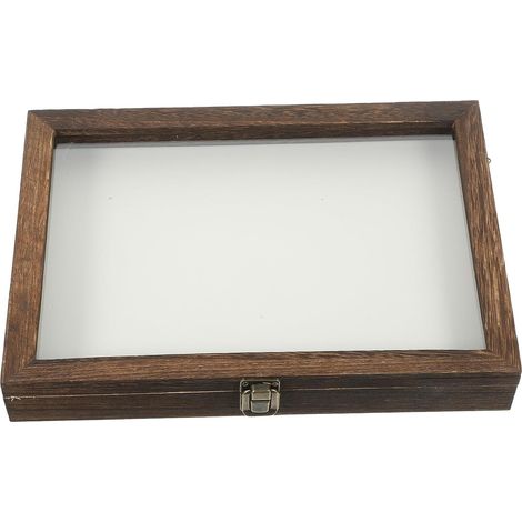 Vitrine à Insectes et Design Suspendu Compact Vintage en Bois Fenêtre Transparente Plusieurs styles pour Affichage et Rangement Élégant (1/5)