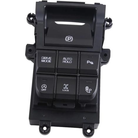 Handbrake button – Compatible with Hyundai Tucson TL 2015-2018 Electronic handbrake switch – Part number 93300D3030 / 93300F8060, genuine replacement part. (1/4)