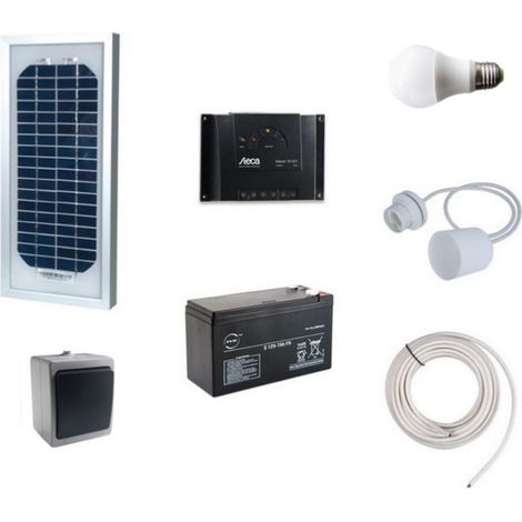 Kit éclairage intérieur solaire 5W (1/2)