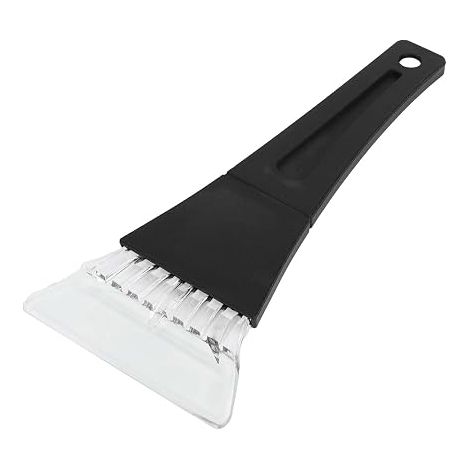 Universal Car Ice Scraper 22 x 11 cm – Snow Defroster, SUV, Car, Truck, Windshield, Side Window, Anti-Collision Portable – Black Plastic Snow Shovel Snow Removal (1/5)