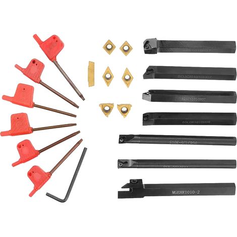 pièces Mini porte-outil de tournage pour alésage à tige, inserts de clé T8